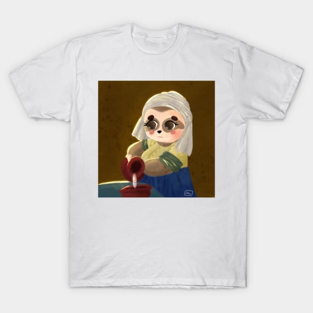 Sloth the milkmaid T-Shirt by byjilooo